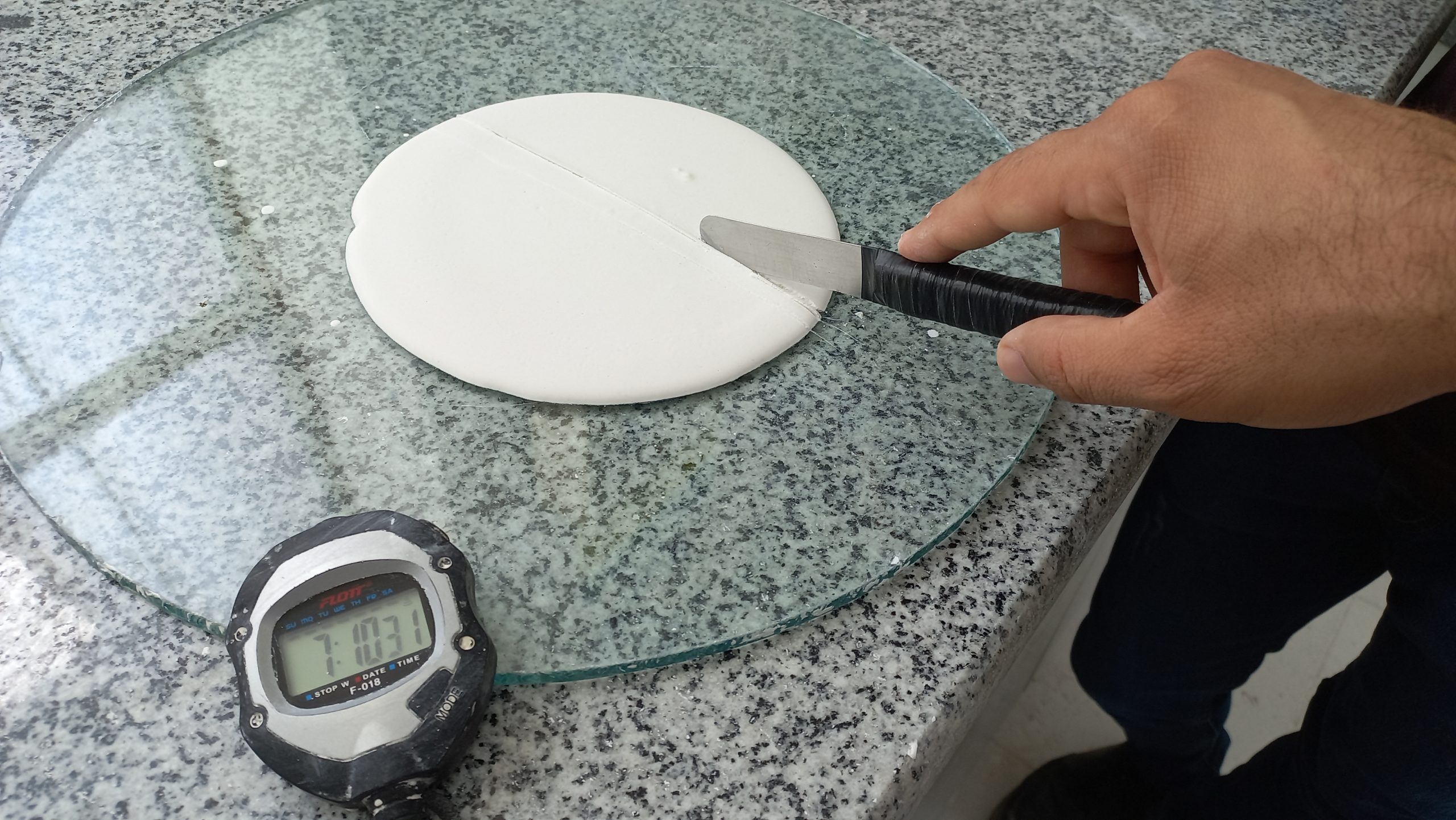 زمن تصلب جبس اللياسة