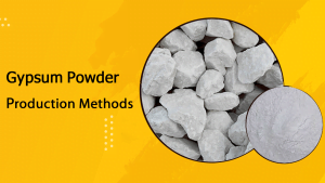 Gypsum powder production methods