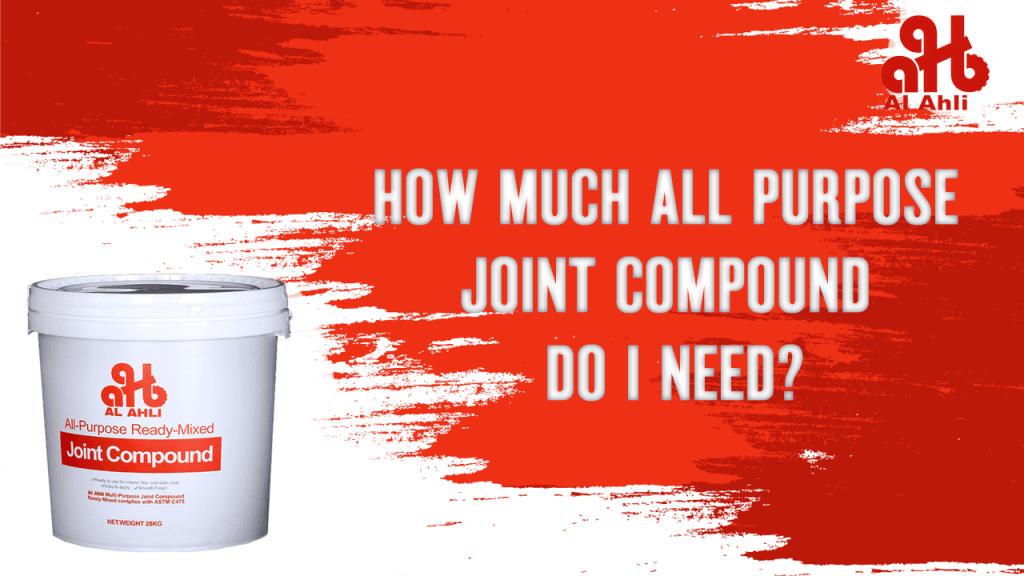 how much all purpose joint compound di i need?