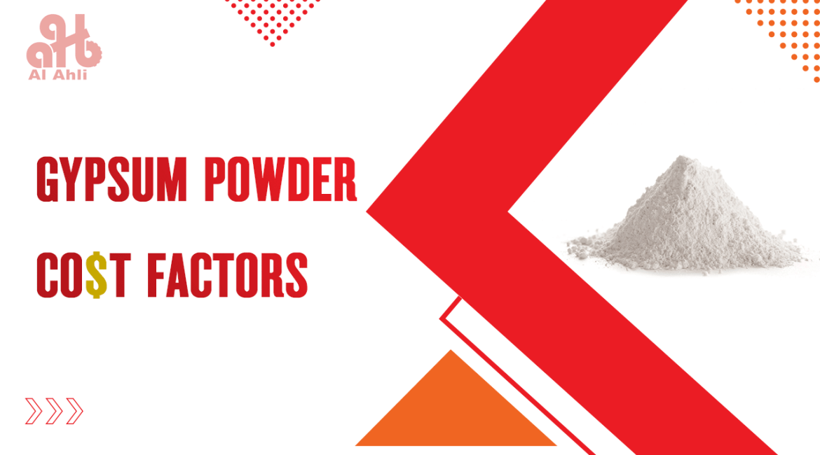 Gypsum powder cost factors