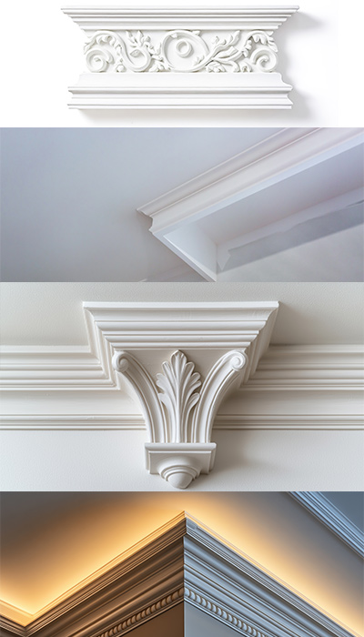 Types of Gypsum Cornice in the UAE