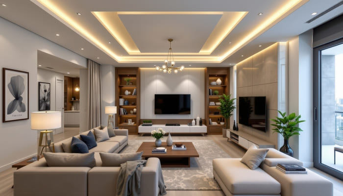 4. Layered Ceiling Levels