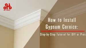 How to Install Gypsum Cornice