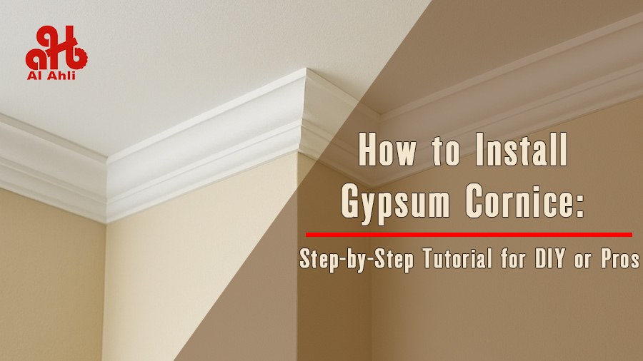 How to Install Gypsum Cornice