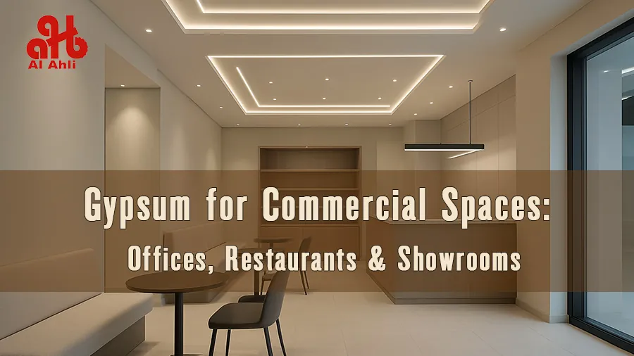 Gypsum for Commercial Spaces