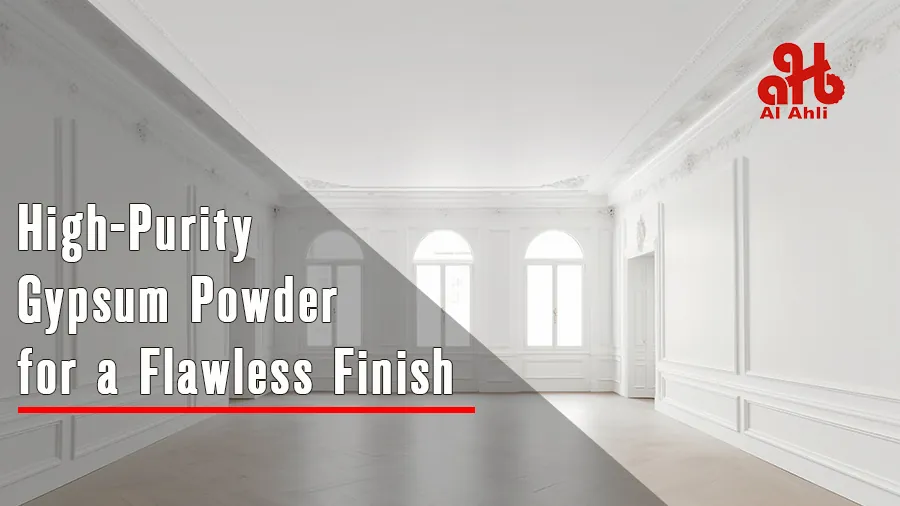 High-Purity Gypsum Powder for a Flawless Finish
