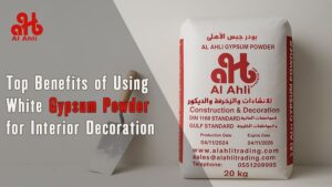 Top Benefits of Using White Gypsum Powder for Interior Decoration