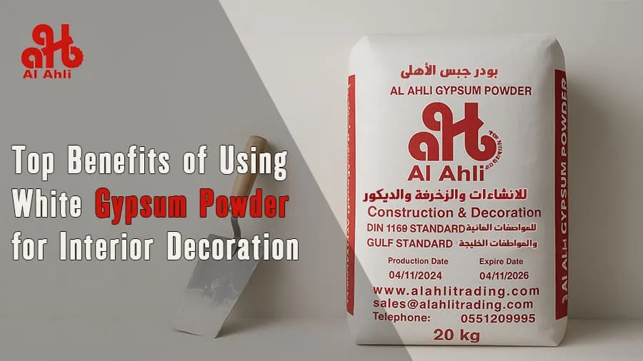 Top Benefits of Using White Gypsum Powder for Interior Decoration