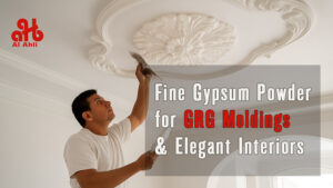 Fine Gypsum Powder for GRG Moldings & Elegant Interiors
