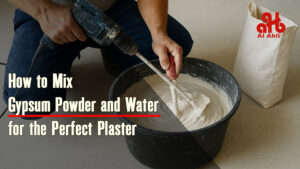 How to Mix Gypsum Powder and Water for the Perfect Plaster