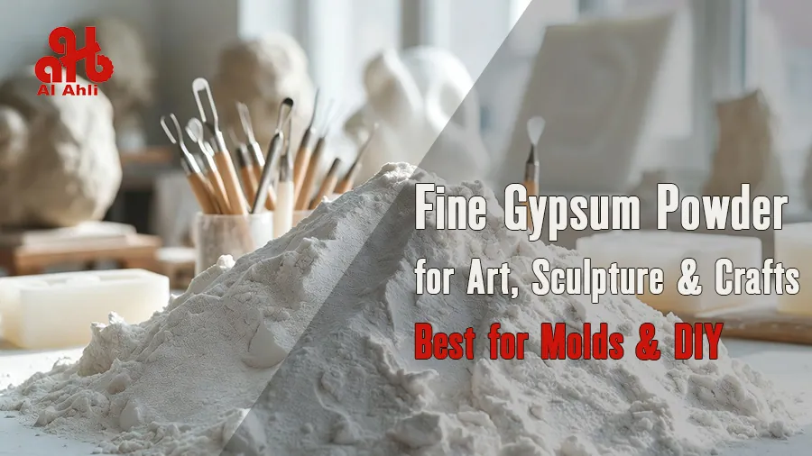 Fine Gypsum Powder for Art, Sculpture & Crafts | Best for Molds & DIY
