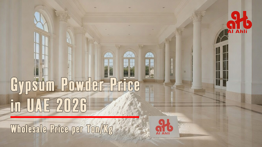 Gypsum Powder Price in UAE 2026 | Wholesale Price per Ton/Kg
